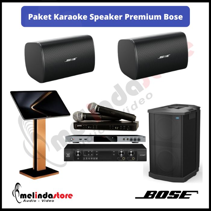 Paket Karaoke Premium Speaker Bose | Lengkap 
